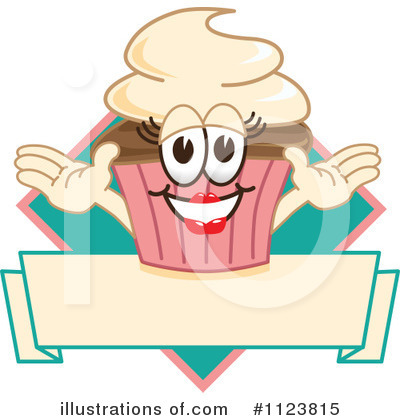 Cupcake Clipart #1123815 by Mascot Junction