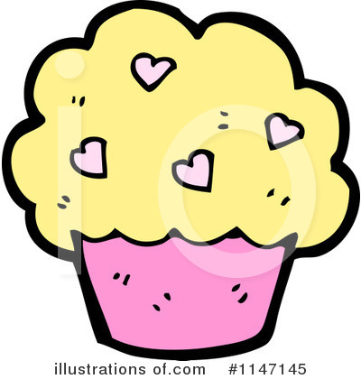 Royalty-Free (RF) Cupcake Clipart Illustration by lineartestpilot - Stock Sample #1147145