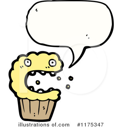 Royalty-Free (RF) Cupcake Clipart Illustration by lineartestpilot - Stock Sample #1175347