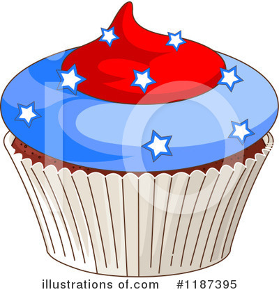Royalty-Free (RF) Cupcake Clipart Illustration by Pushkin - Stock Sample #1187395