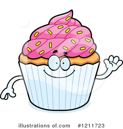 Royalty-Free (RF) Cupcake Clipart Illustration by Cory Thoman - Stock Sample #1211723