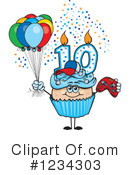 Cupcake Clipart #1234303 by Dennis Holmes Designs