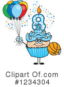 Cupcake Clipart #1234304 by Dennis Holmes Designs