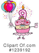 Cupcake Clipart #1239192 by Dennis Holmes Designs