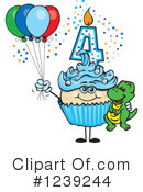 Cupcake Clipart #1239244 by Dennis Holmes Designs