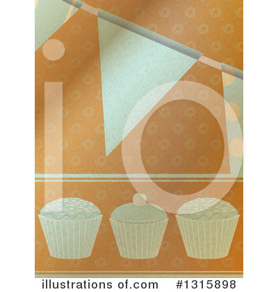 Royalty-Free (RF) Cupcake Clipart Illustration by elaineitalia - Stock Sample #1315898
