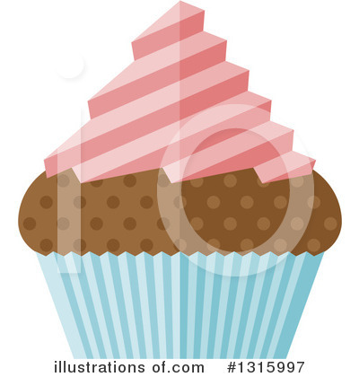 Royalty-Free (RF) Cupcake Clipart Illustration by AtStockIllustration - Stock Sample #1315997