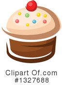 Cupcake Clipart #1327688 by Vector Tradition SM
