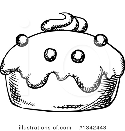 Royalty-Free (RF) Cupcake Clipart Illustration by Vector Tradition SM - Stock Sample #1342448