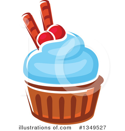 Cupcake Clipart #1349527 by Vector Tradition SM