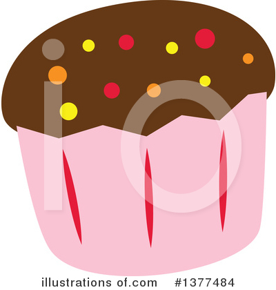 Cupcake Clipart #1377484 by Cherie Reve