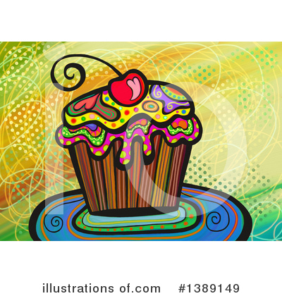 Royalty-Free (RF) Cupcake Clipart Illustration by Prawny - Stock Sample #1389149