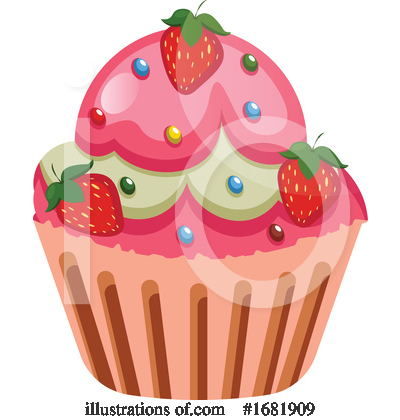 Royalty-Free (RF) Cupcake Clipart Illustration by Morphart Creations - Stock Sample #1681909