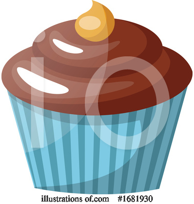 Royalty-Free (RF) Cupcake Clipart Illustration by Morphart Creations - Stock Sample #1681930