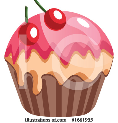 Royalty-Free (RF) Cupcake Clipart Illustration by Morphart Creations - Stock Sample #1681955