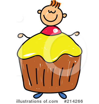 Royalty-Free (RF) Cupcake Clipart Illustration by Prawny - Stock Sample #214266