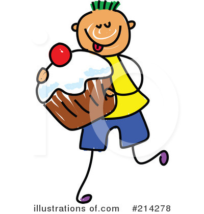 Royalty-Free (RF) Cupcake Clipart Illustration by Prawny - Stock Sample #214278
