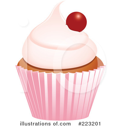 Royalty-Free (RF) Cupcake Clipart Illustration by elaineitalia - Stock Sample #223201