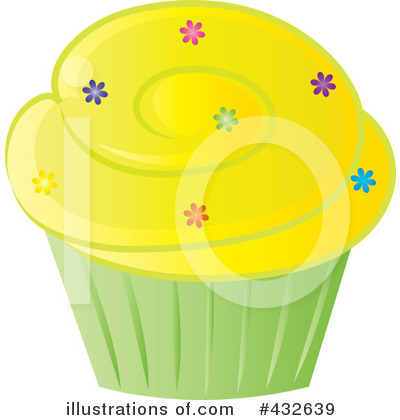 Royalty-Free (RF) Cupcake Clipart Illustration by Pams Clipart - Stock Sample #432639