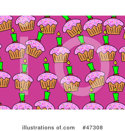Royalty-Free (RF) Cupcake Clipart Illustration by Prawny - Stock Sample #47308