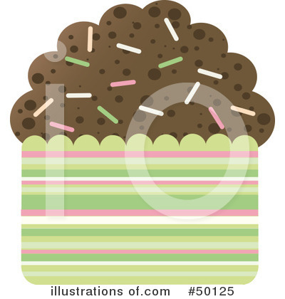Royalty-Free (RF) Cupcake Clipart Illustration by Melisende Vector - Stock Sample #50125