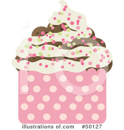 Royalty-Free (RF) Cupcake Clipart Illustration by Melisende Vector - Stock Sample #50127