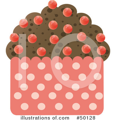 Royalty-Free (RF) Cupcake Clipart Illustration by Melisende Vector - Stock Sample #50128