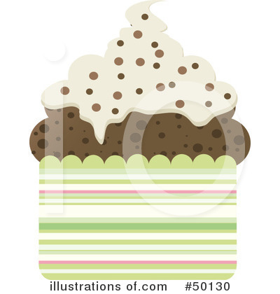Royalty-Free (RF) Cupcake Clipart Illustration by Melisende Vector - Stock Sample #50130