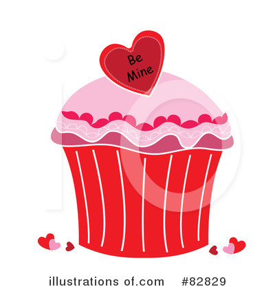 Royalty-Free (RF) Cupcake Clipart Illustration by Pams Clipart - Stock Sample #82829