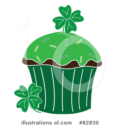 Royalty-Free (RF) Cupcake Clipart Illustration by Pams Clipart - Stock Sample #82830