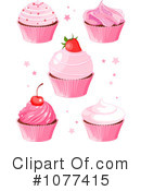 Cupcakes Clipart #1077415 by Pushkin
