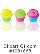 Cupcakes Clipart #1081868 by Pams Clipart
