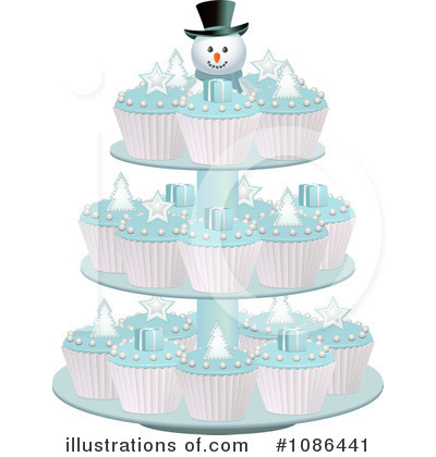 Royalty-Free (RF) Cupcakes Clipart Illustration by elaineitalia - Stock Sample #1086441