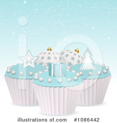Cupcakes Clipart #1086442 by elaineitalia