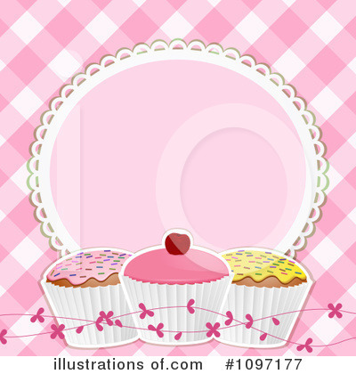 Royalty-Free (RF) Cupcakes Clipart Illustration by elaineitalia - Stock Sample #1097177