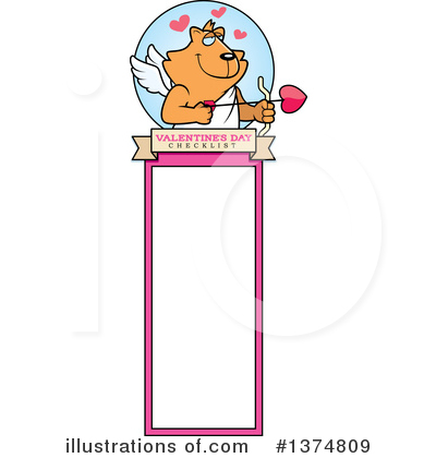Royalty-Free (RF) Cupid Cat Clipart Illustration by Cory Thoman - Stock Sample #1374809