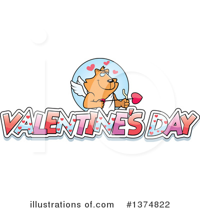 Royalty-Free (RF) Cupid Cat Clipart Illustration by Cory Thoman - Stock Sample #1374822