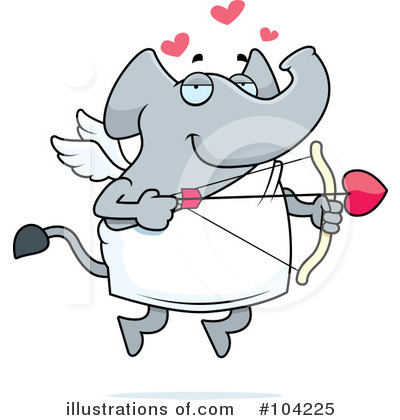 Royalty-Free (RF) Cupid Clipart Illustration by Cory Thoman - Stock Sample #104225