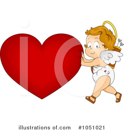 Royalty-Free (RF) Cupid Clipart Illustration by BNP Design Studio - Stock Sample #1051021