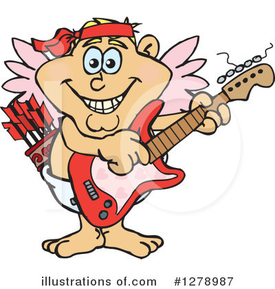 Royalty-Free (RF) Cupid Clipart Illustration by Dennis Holmes Designs - Stock Sample #1278987