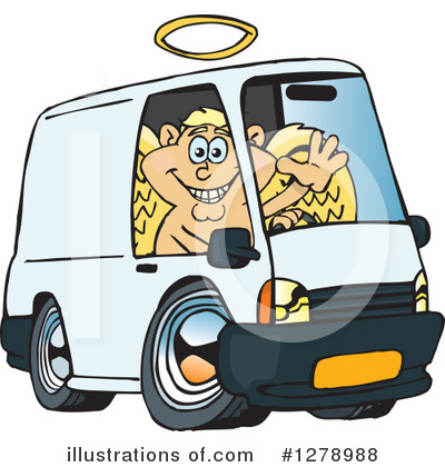 Driving Clipart #1278988 by Dennis Holmes Designs