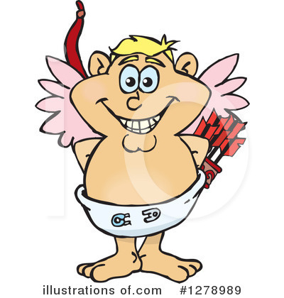 Royalty-Free (RF) Cupid Clipart Illustration by Dennis Holmes Designs - Stock Sample #1278989