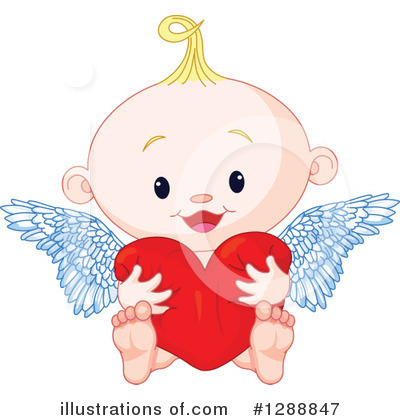 Royalty-Free (RF) Cupid Clipart Illustration by Pushkin - Stock Sample #1288847