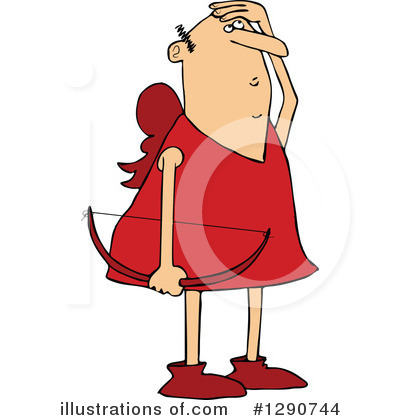 Royalty-Free (RF) Cupid Clipart Illustration by djart - Stock Sample #1290744