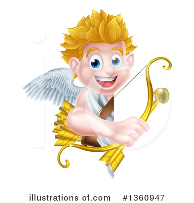 Royalty-Free (RF) Cupid Clipart Illustration by AtStockIllustration - Stock Sample #1360947
