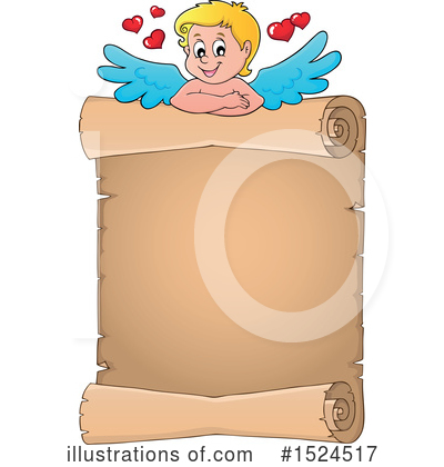 Royalty-Free (RF) Cupid Clipart Illustration by visekart - Stock Sample #1524517