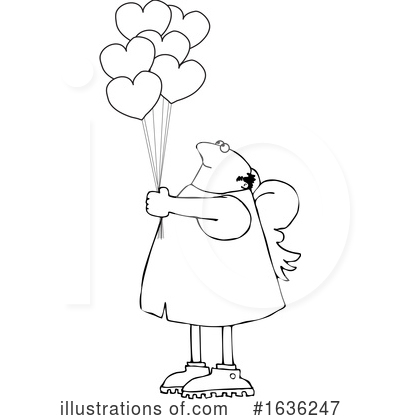 Royalty-Free (RF) Cupid Clipart Illustration by djart - Stock Sample #1636247