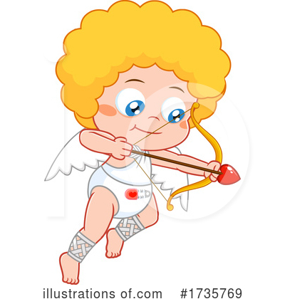 Royalty-Free (RF) Cupid Clipart Illustration by Hit Toon - Stock Sample #1735769