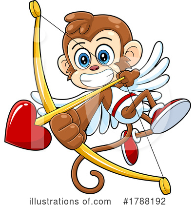 Royalty-Free (RF) Cupid Clipart Illustration by Hit Toon - Stock Sample #1788192