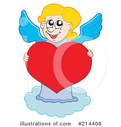 Royalty-Free (RF) Cupid Clipart Illustration by visekart - Stock Sample #214408
